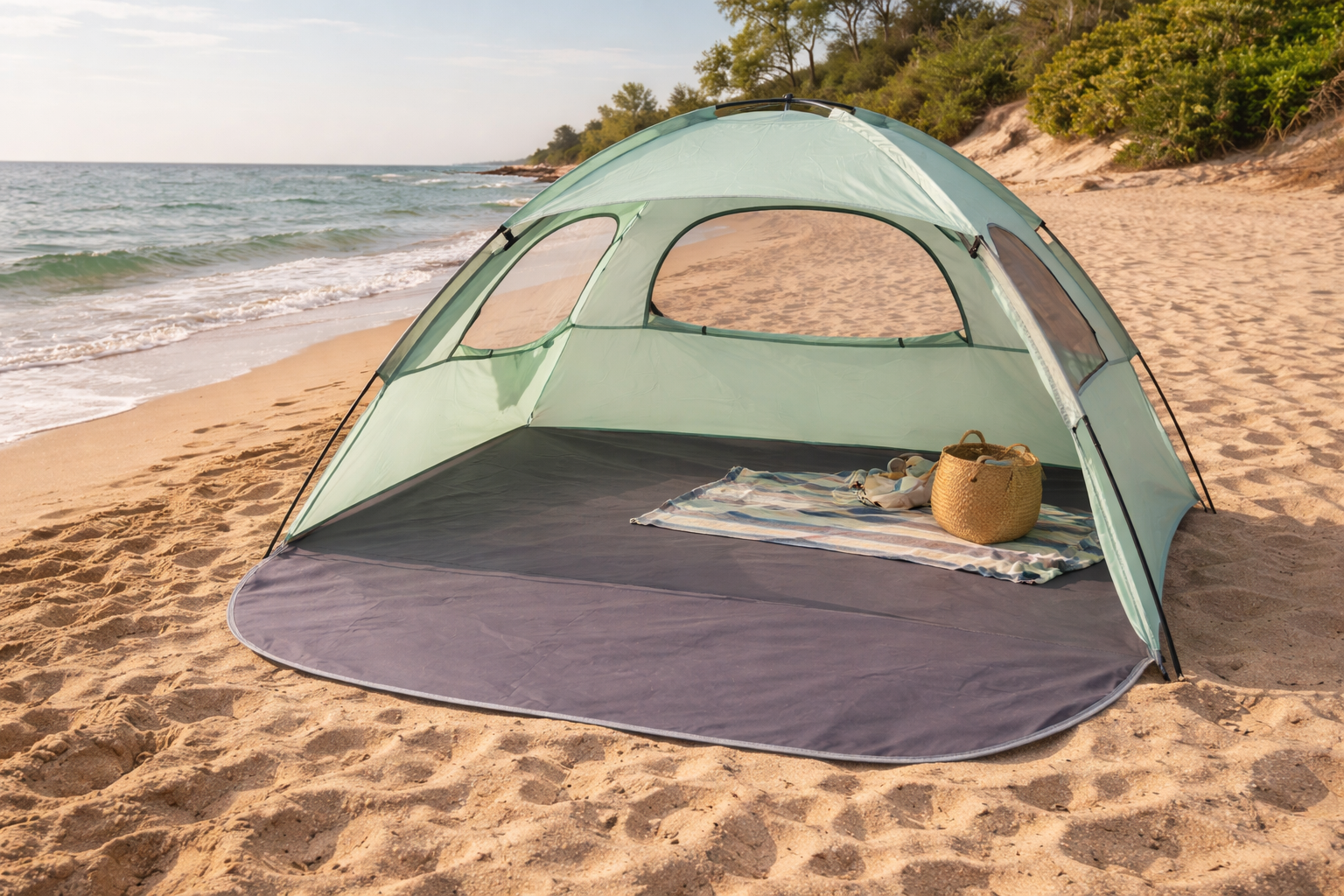 Strand tält - för soliga sommardagar